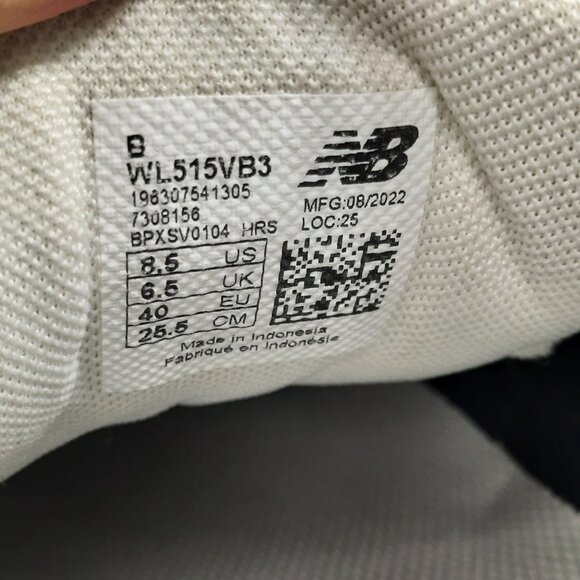 New Balance 515 Womens Size 8.5 Shoes Black Pink White Suede Retro Sneakers - Picture 10 of 10